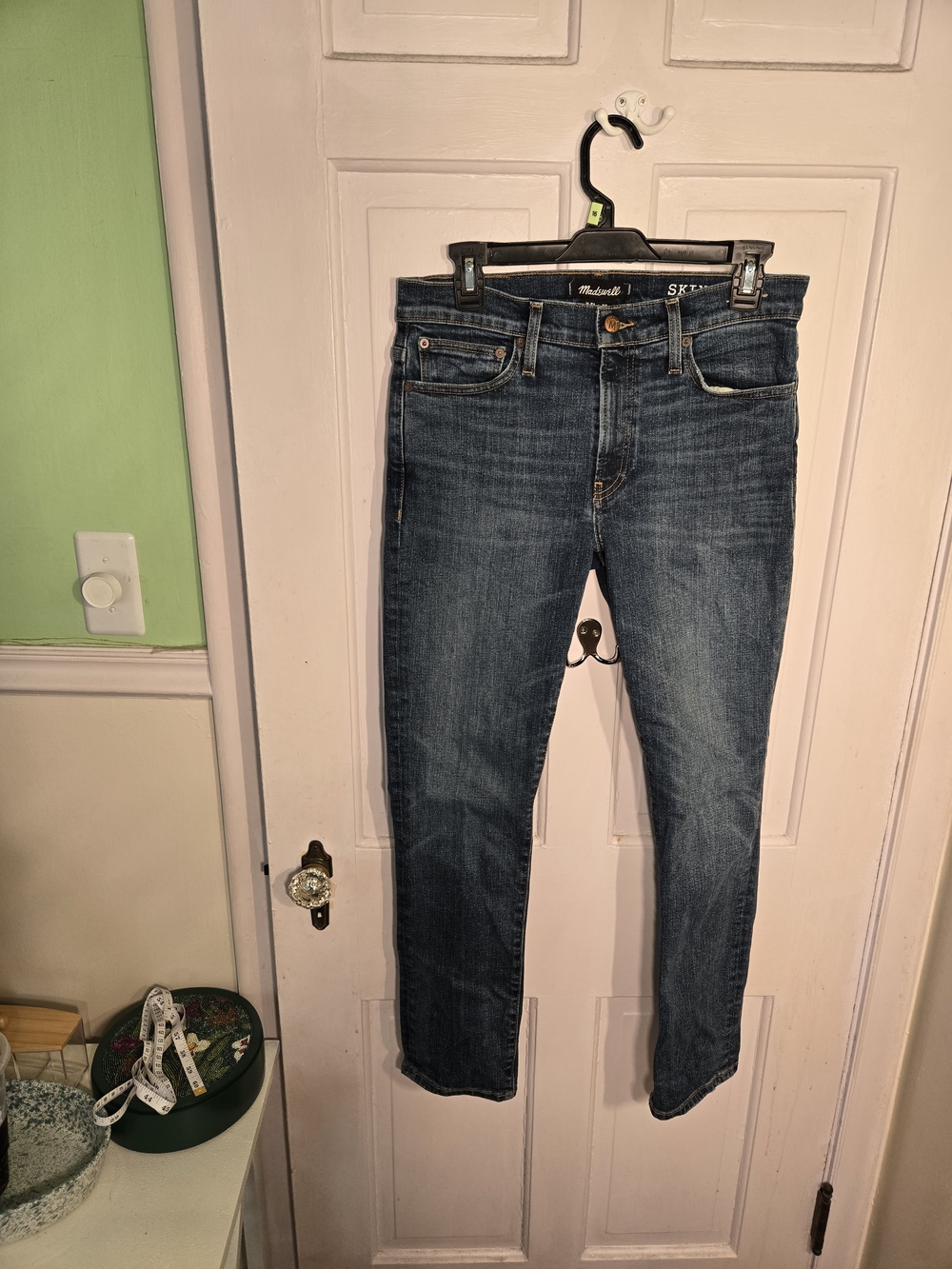 Madewell High-Rise Skinny Jeans in Dark Blue Size 31 (12)